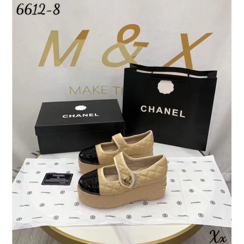 Giầy Búp Bê Xuồng Chann Neo Trắng Đen Kem Full Size 35-39  -  By Anh Dinh Phuong