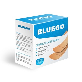 Băng cá nhân ít thấm nước Bluego 102 Miếng
