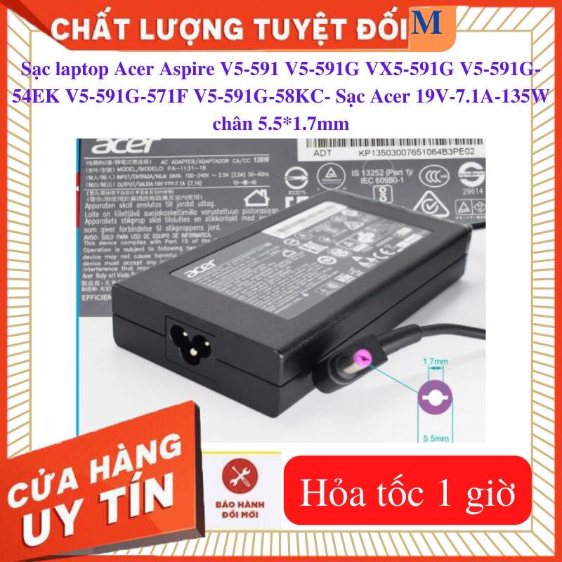 Sạc Laptop Acer Aspire V5-591  V5-591G  V5-591G-571F  V5-591G-54EK  V5-591G-58KC  VX5-591G - Sạc Ace