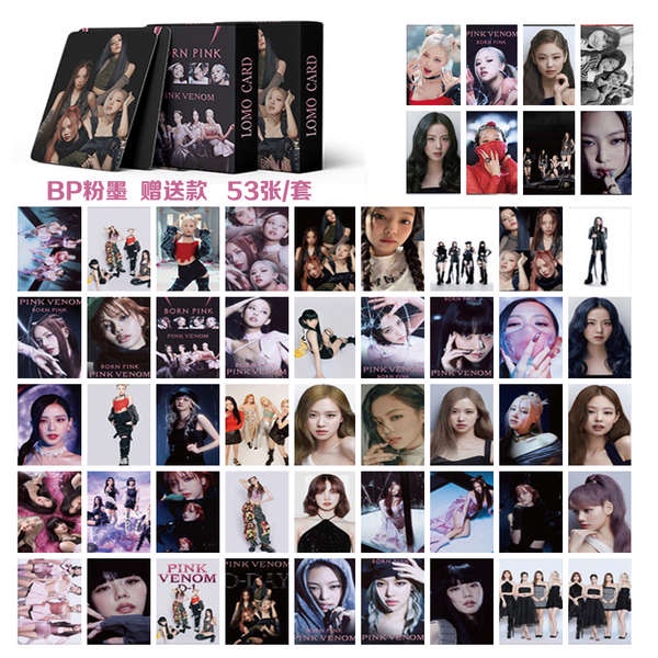 Blackpink card lomo card blackpink blackpink thẻ nhỏ 100 chuyến lưu diễn thế giới bonpink album ros nhỏ lomo thẻlisa xung quanh