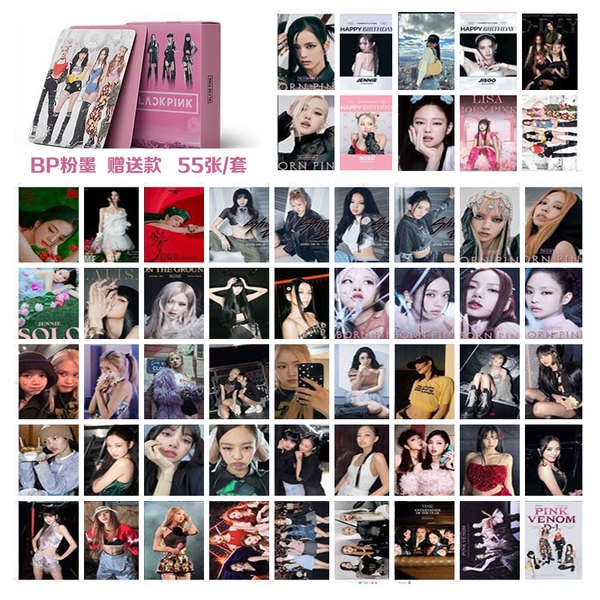 Blackpink card lomo card blackpink blackpink thẻ nhỏ 100 chuyến lưu diễn thế giới bonpink album ros nhỏ lomo thẻlisa xung quanh