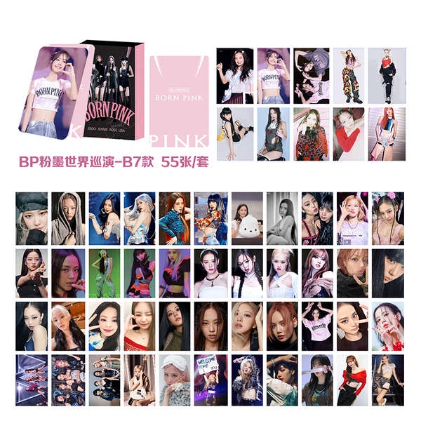 Blackpink card lomo card blackpink blackpink thẻ nhỏ 100 chuyến lưu diễn thế giới bonpink album ros nhỏ lomo thẻlisa xung quanh