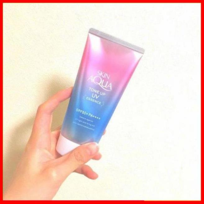 Kem chống nắng Skin Aqua  Nhật Bản lên tone trắng sáng Tone up UV SPF 50+ PA++++ 80gr SunPlay