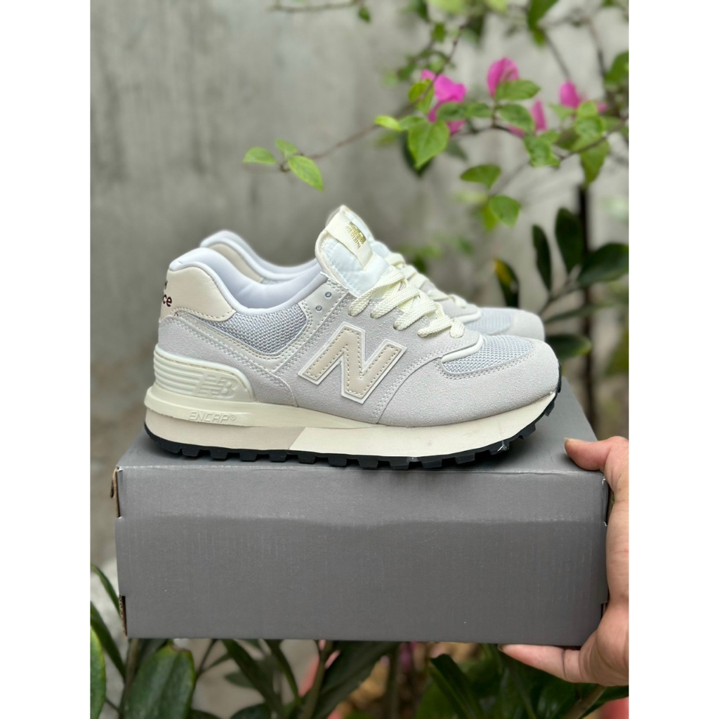 Giày Thể Thao New Balance 574 V2 Xám Trắng Grey New.balence Hot 2023, Giày Sneaker N.b 574 V2 Xám Trắng Chuẩn Sc Full pk