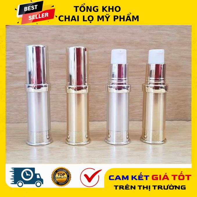 Lọ Hút Chân Không ❤ TOP BÁN CHẠY ❤  Chai xịt giọt Hút chân không Thanh Lịch xi vàng,bạc chiết serum