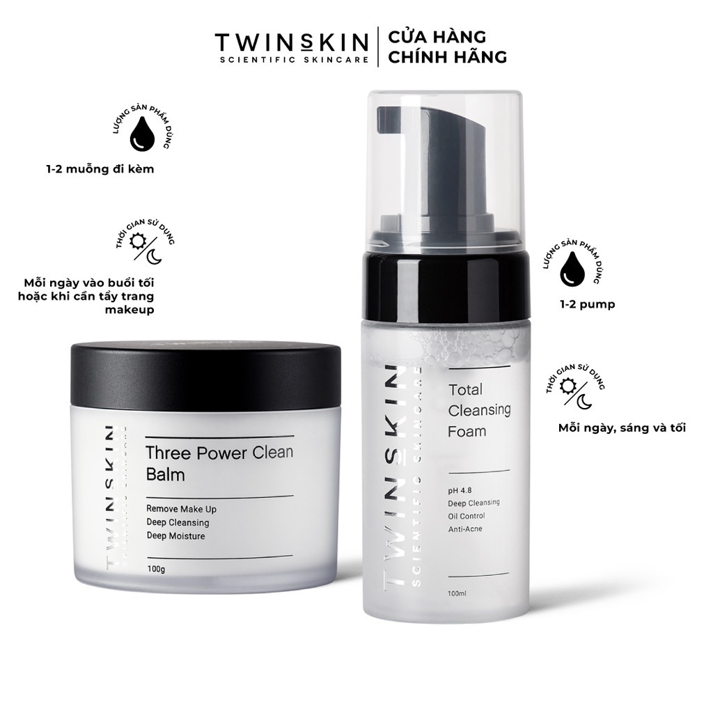 Combo chuyên sâu: làm sạch kép cho da mụn ẩn/hoặc da hay make up