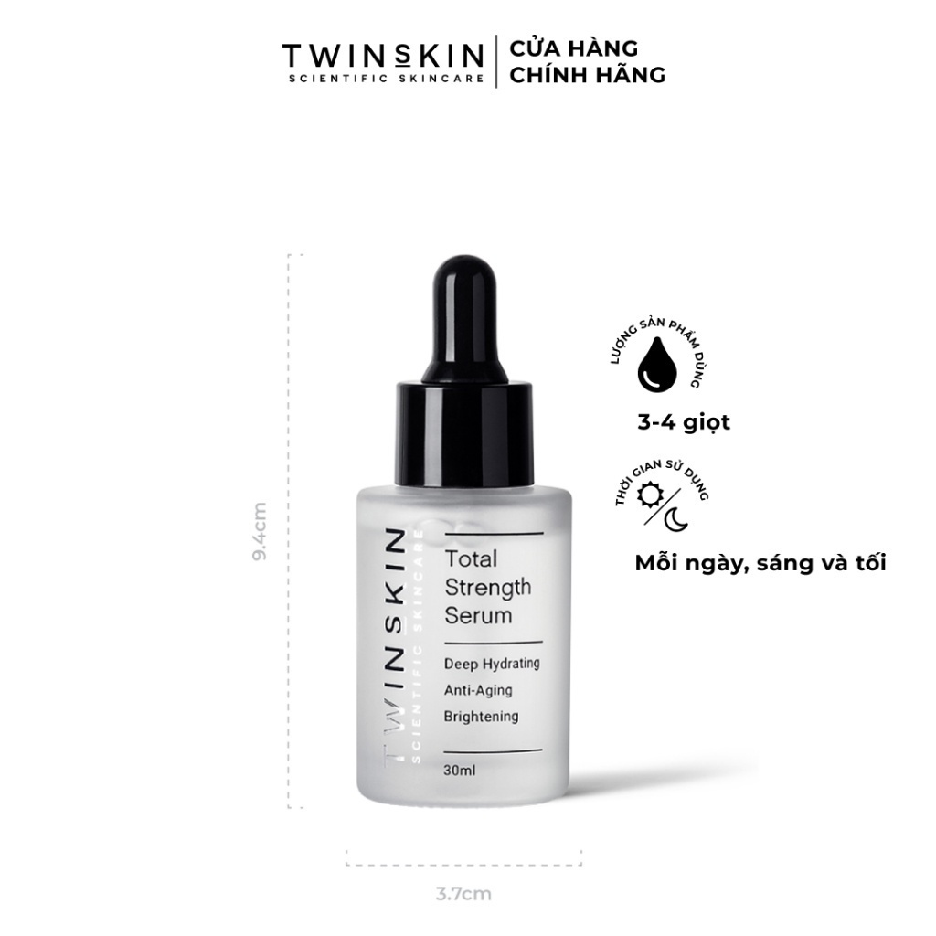 Serum Dưỡng Sáng Da Và Cấp Nước - Total Strength Serum Twins Skin 30ml