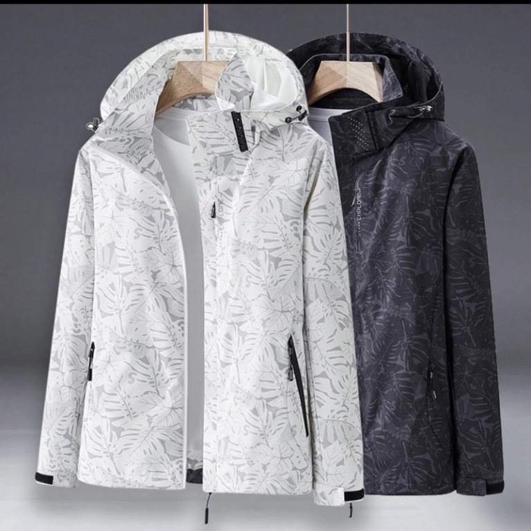 Áo khoác gió nam nữ in hoạ tiết cao cấp, Áo gió nam nữ 2 lớp chống nước, cản gió, chống bụi - Fashion Hand SIÊU HOT