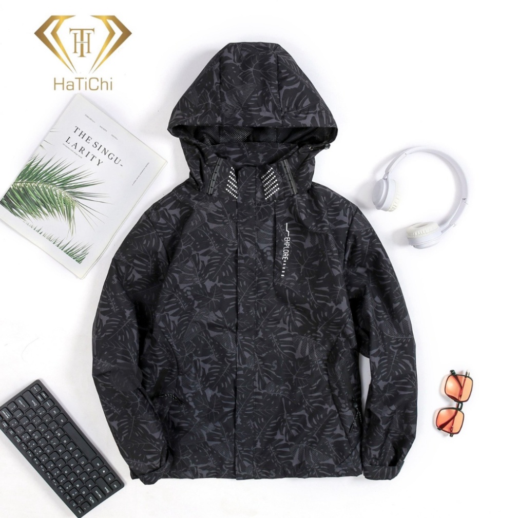 Áo khoác gió nam nữ in hoạ tiết cao cấp, Áo gió nam nữ 2 lớp chống nước, cản gió, chống bụi - Fashion Hand SIÊU HOT