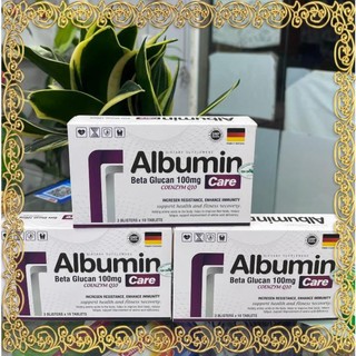 ALBUMIN Beta Glucan 100mg - Giúp tăng cường sức đề kháng, Tăng cường miễn dịch, Giảm mệt mỏi - 30 viên ak afk