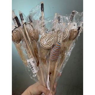 Cần câu mèo cán gỗ