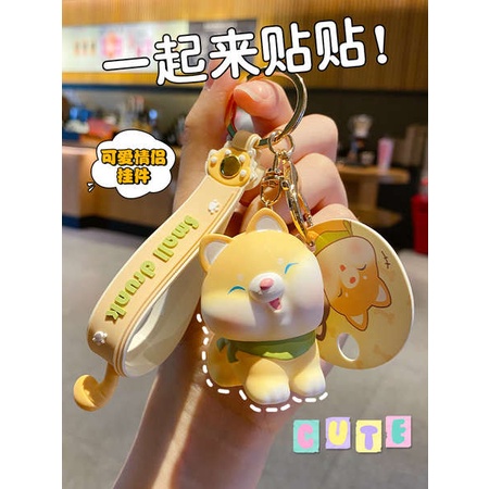 Móc khoá xe máy móc khoá cute Chính hãng cùng nhau dán móc chìa khóa nữ tinh xảo chìa khóa xe treo túi xách dễ thương móc khóa cặp đôi móc khóa