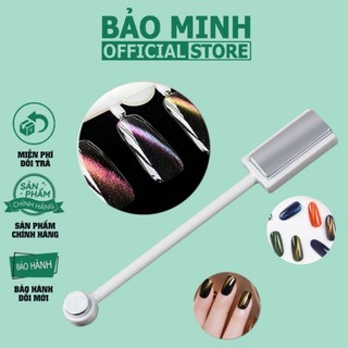 Nam châm 2 đầu hơ mắt mèo - Cây nam châm hút sơn gel mắt mèo chuyên dụng cho dân làm móng loại tốt - Phụ kiện làm nail