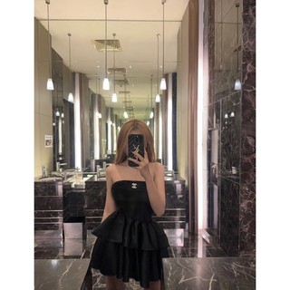 váy lụa tầng Mona
