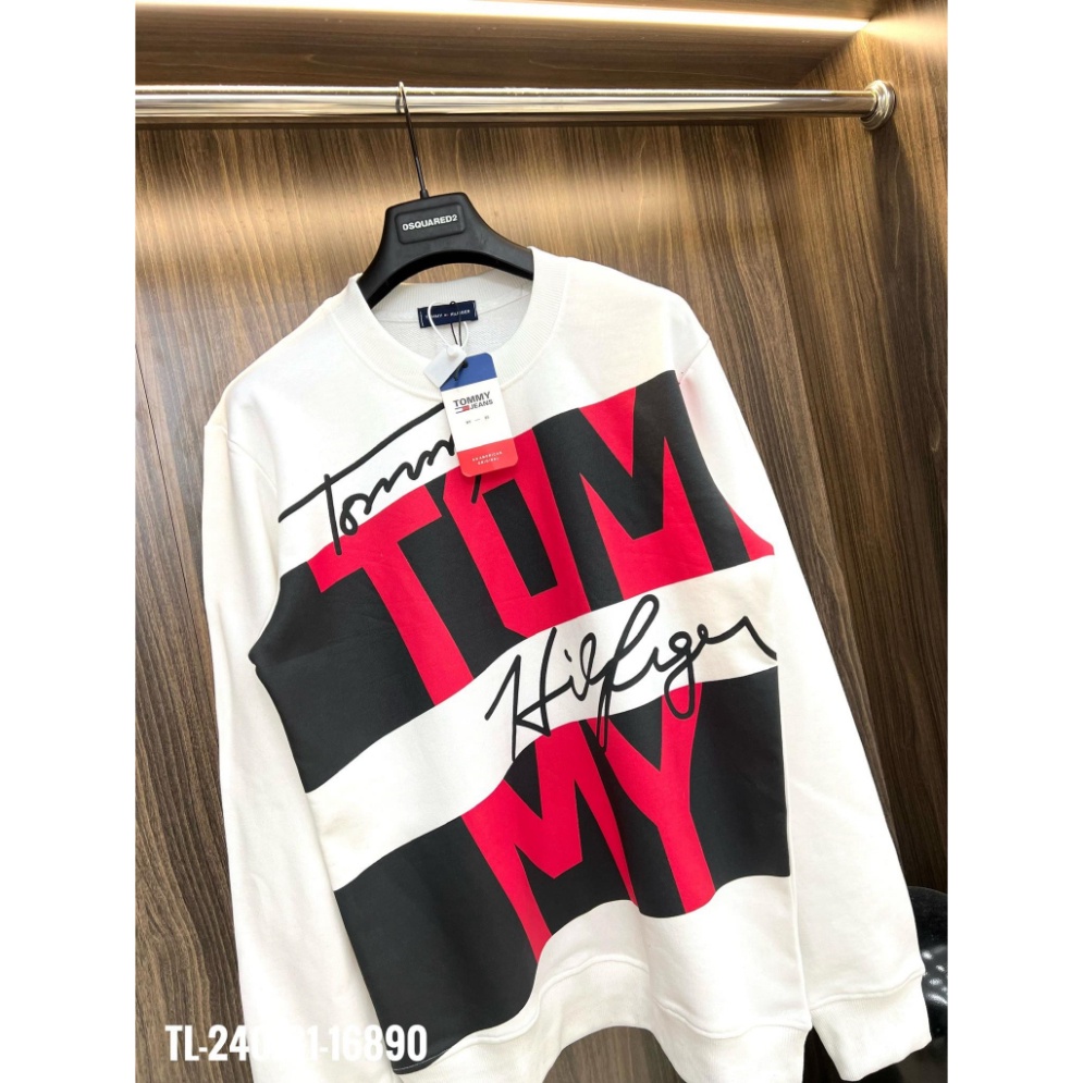Áo sweater TOMMY hoạ tiết chữ siêu đẹp - Bộ quần áo hot trend 2023