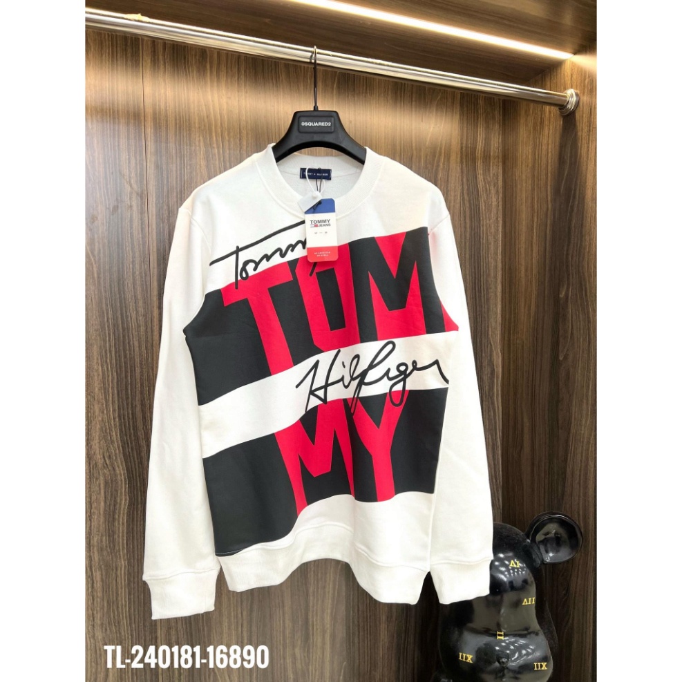 Áo sweater TOMMY hoạ tiết chữ siêu đẹp - Bộ quần áo hot trend 2023