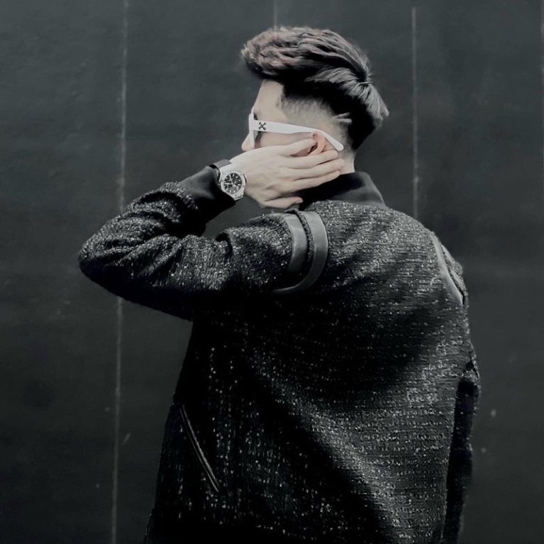 Áo Khoác Teddy_Sơn Tùng Dạ Kim Tuyến Áo Bomber Dạ Phối Da 2 Lớp Kim Tuyến Nam Nữ Cực Chất