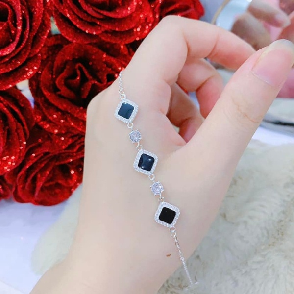 Lắc Tay Bạc Cầu May Mắn Và Bình An Free Size - Vòng Tay Bạc MiuNaKo