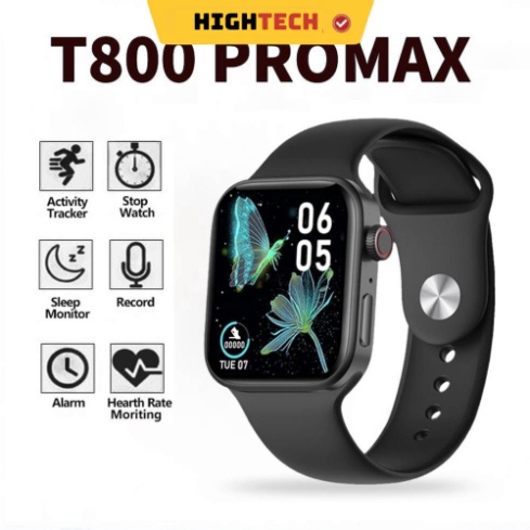 Đồng Hồ Thông Minh T800 Promax 2023 Kết Nối Bluetooth , Hỗ Trợ Nghe Gọi, Nhận Thông Báo, Sức Khỏe, Thể Thao-TECHHIGH | BigBuy360 - bigbuy360.vn