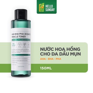 Nước Hoa Hồng Some By Mi AHA-BHA-PHA 30 Days Miracle Toner 150ml