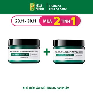 Kem Dưỡng Giảm Mụn Some By Mi AHA-BHA-PHA 30 Days Miracle Cream 50ml