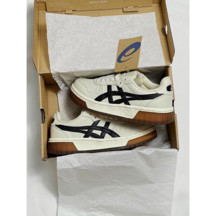 Giày Thể Thao Asics Court MZ Cream Black Gum Full Box.