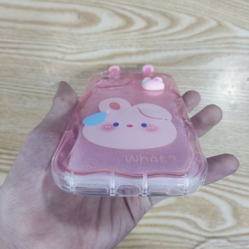 Ốp lưng iPhone 14 promax dẻo màu lưng rợn sóng in hình