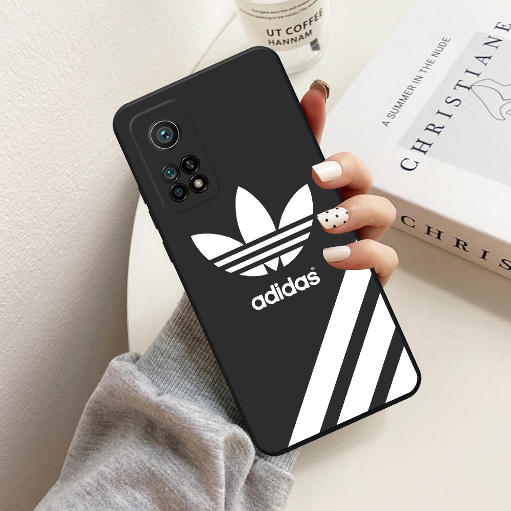 Ốp lưng Xiaomi Mi 10T Pro / Mi 10T Pro 5G viền vuông TPU in thương hiệu Nike, Adidas