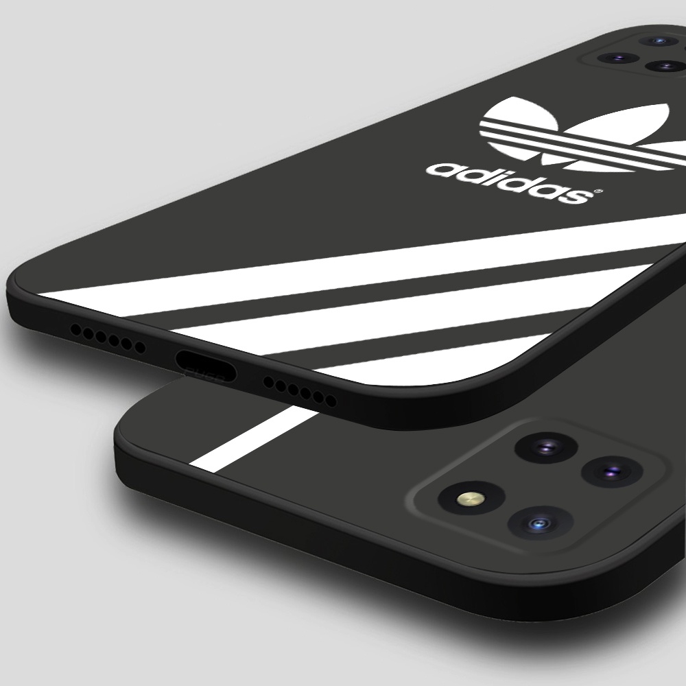 Ốp lưng Samsung Note 10 Lite / S10 Lite viền vuông TPU in thương hiệu Nike, Adidas