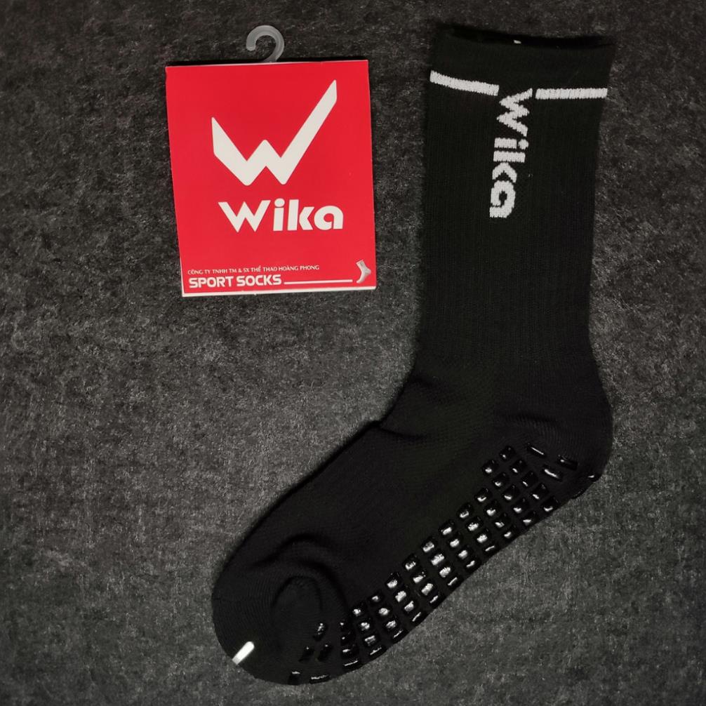 Vớ đá banh chống trơn, Tất chống trơn đá bóng thương hiệu Wika dành cho thể thao, bóng đá 10 màu sắc.