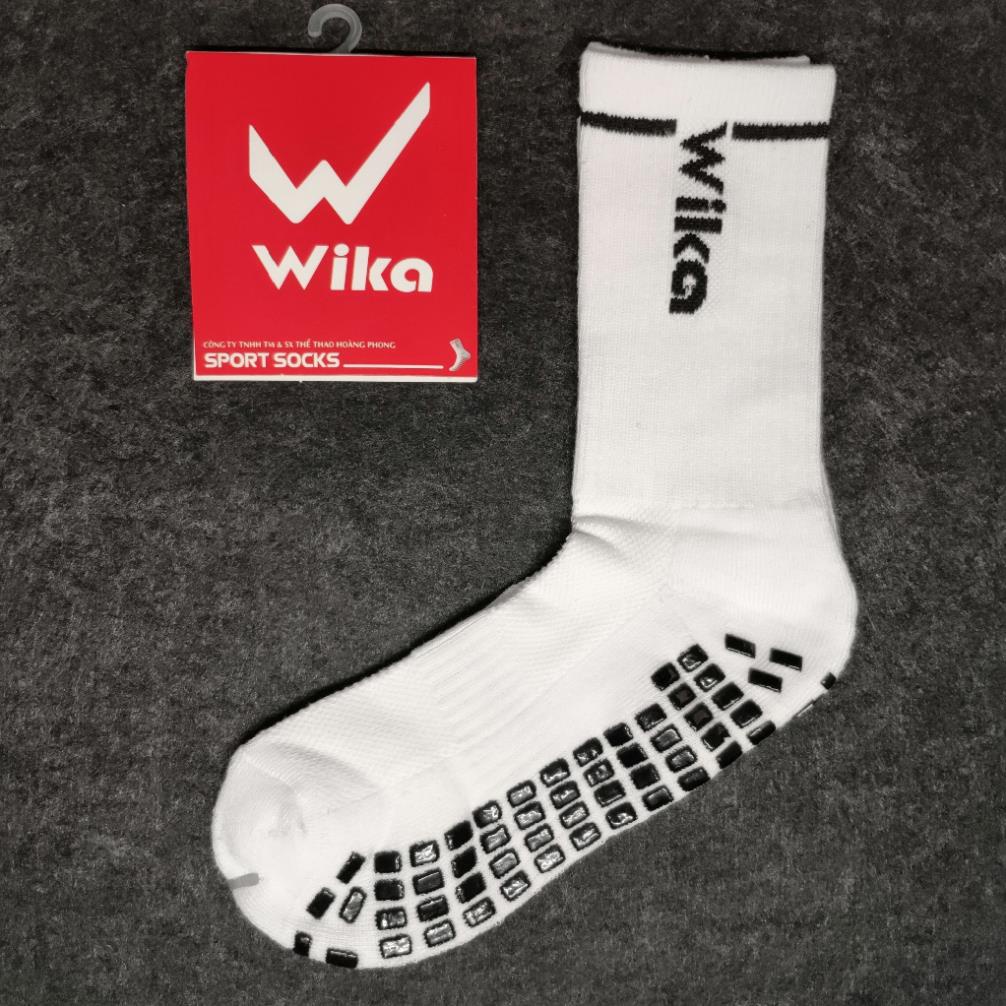 Vớ đá banh chống trơn, Tất chống trơn đá bóng thương hiệu Wika dành cho thể thao, bóng đá 10 màu sắc.