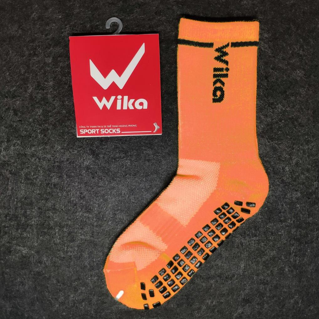 Vớ đá banh chống trơn, Tất chống trơn đá bóng thương hiệu Wika dành cho thể thao, bóng đá 10 màu sắc.