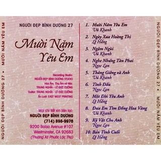 Đĩa cd 2616.ndbd 027 muoi nam yeu em chất lượng cao