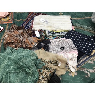Khăn lụa tơ tằm/ khăn von hiệu metrocity, liz claiborne, ý, zadig&voltaire vv