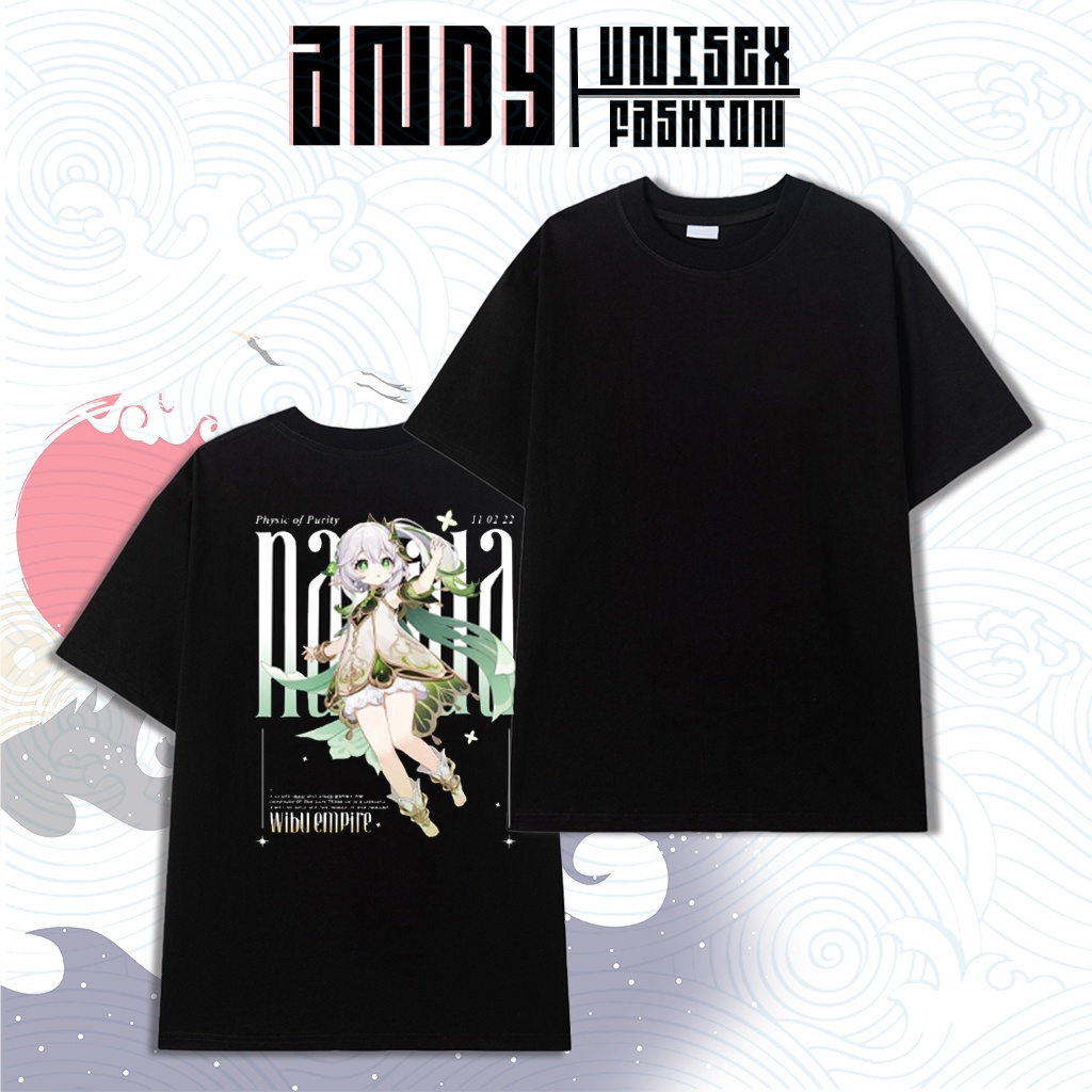 BST Mẫu Áo Thun Form Rộng Waifu NAHIDA Genshin impact _ Genshin Impact - Áo Phông Unisex