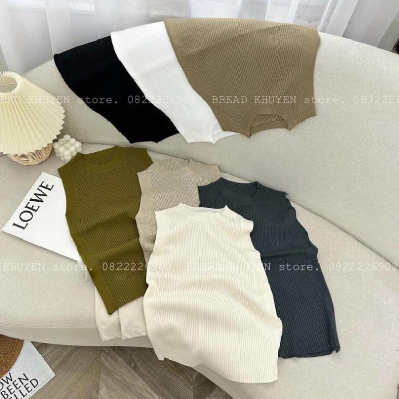 Áo len tăm sát nách chất đẹp dáng ôm dễ mix đồ hàng loại 1 AL15