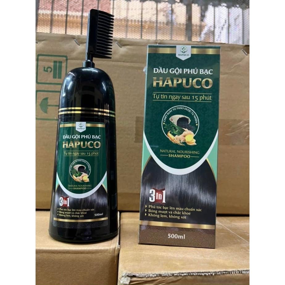 DẦu gội phủ bạc Hapuco 500ml  CHÍNH HÃNG