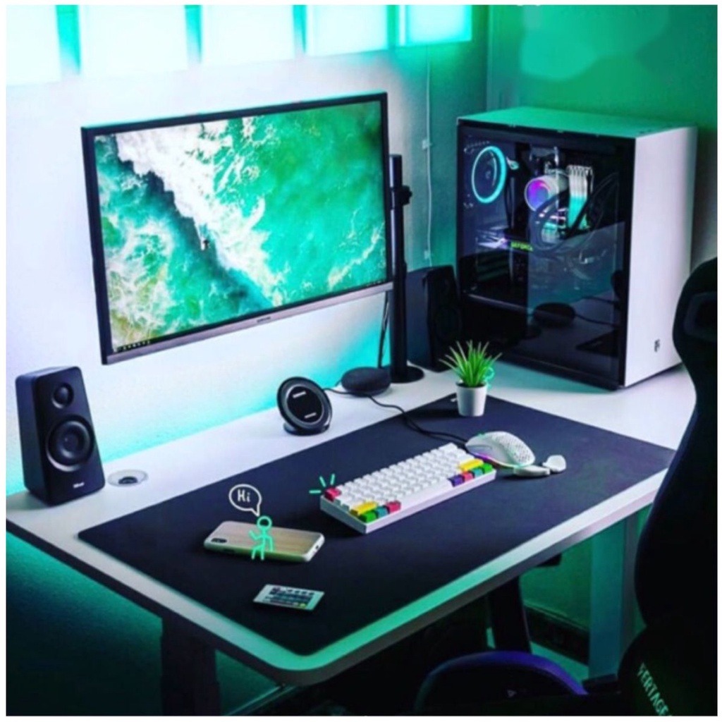 Thảm Da Lót  Bàn Làm Việc DeskPad Nhiều Size Lớn 120x50, 100x50, Kiêm Bàn Di Chuột Máy Tính Cỡ Lớn C