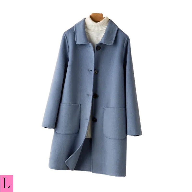 Áo Khoác Len Hai Mặt Cao Cấp Phong Cách Hàn Quốc Thời Trang Mùa Đông 2023