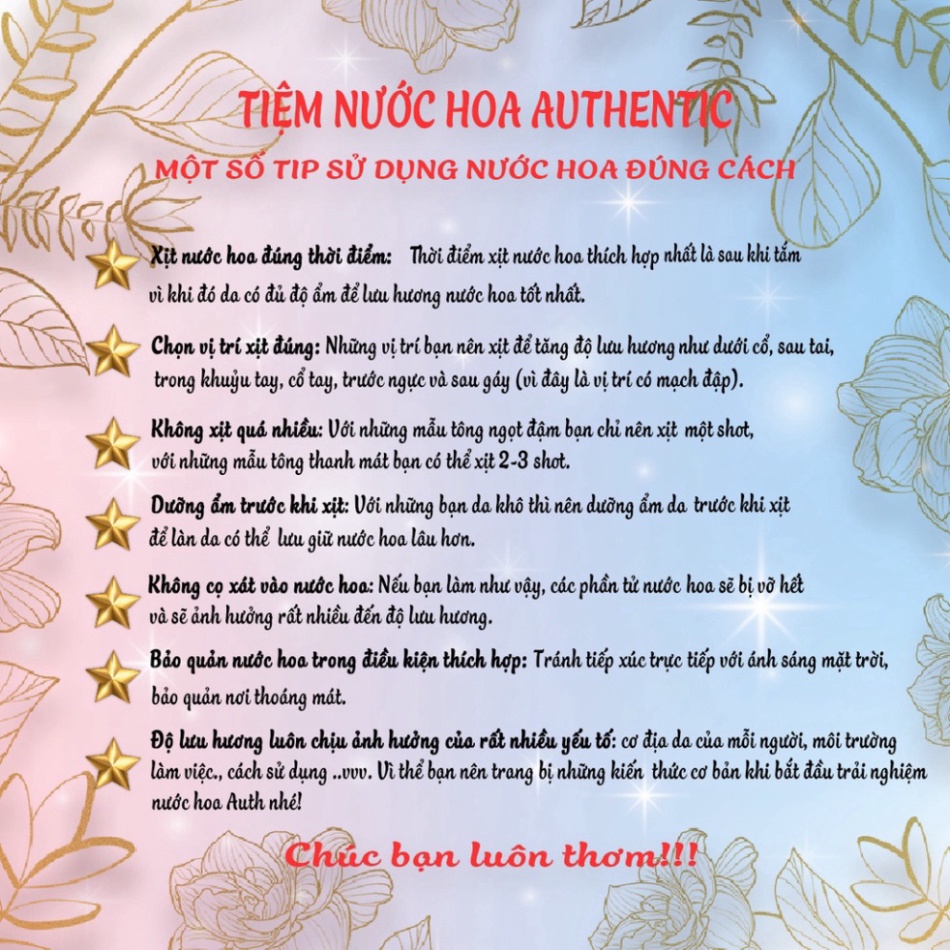 Nước Hoa Unisex Nam Nữ unisex Lv Les Sables Roses Hương Hoa Hồng Sa Mạc Thơm Sang Trọng Quý Phái Lưu Hương Lâu, dầu thơm