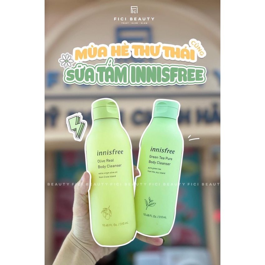 Sữa Tắm Innisfree Body Cleanser Dưỡng Ẩm & Trắng Da 310ml