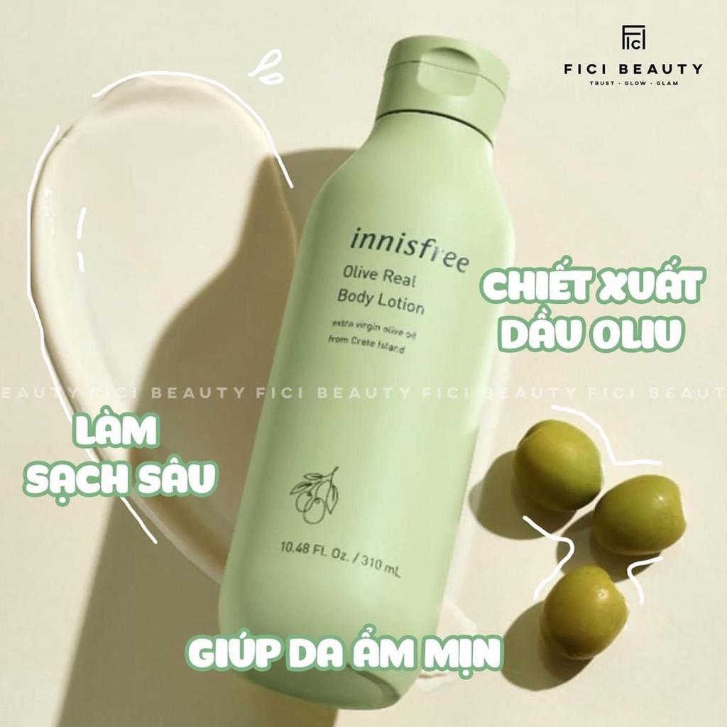 Sữa Tắm Innisfree Body Cleanser Dưỡng Ẩm & Trắng Da 310ml