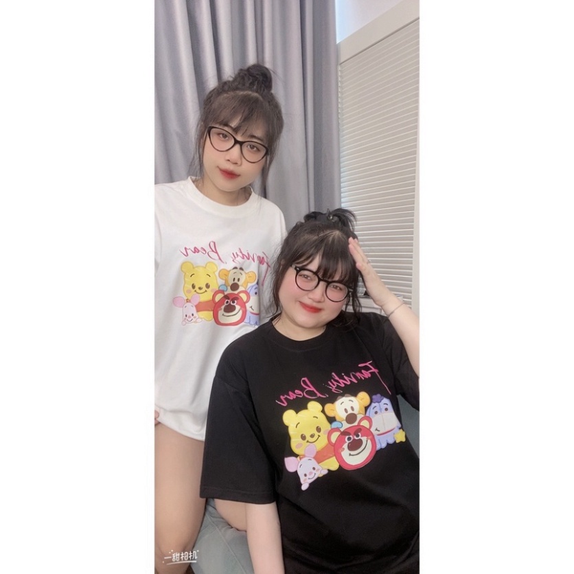 Áo Phông Gấu Dâu Lotso 24 Mẫu Chất Liệu Cotton Co Giãn 4 Chiều Hình In 5D - Áo From Dáng Unisex Nam Nữ Hottend 2