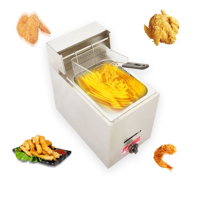 Bếp chiên nhúng đơn dùng Gas dung tích 6L