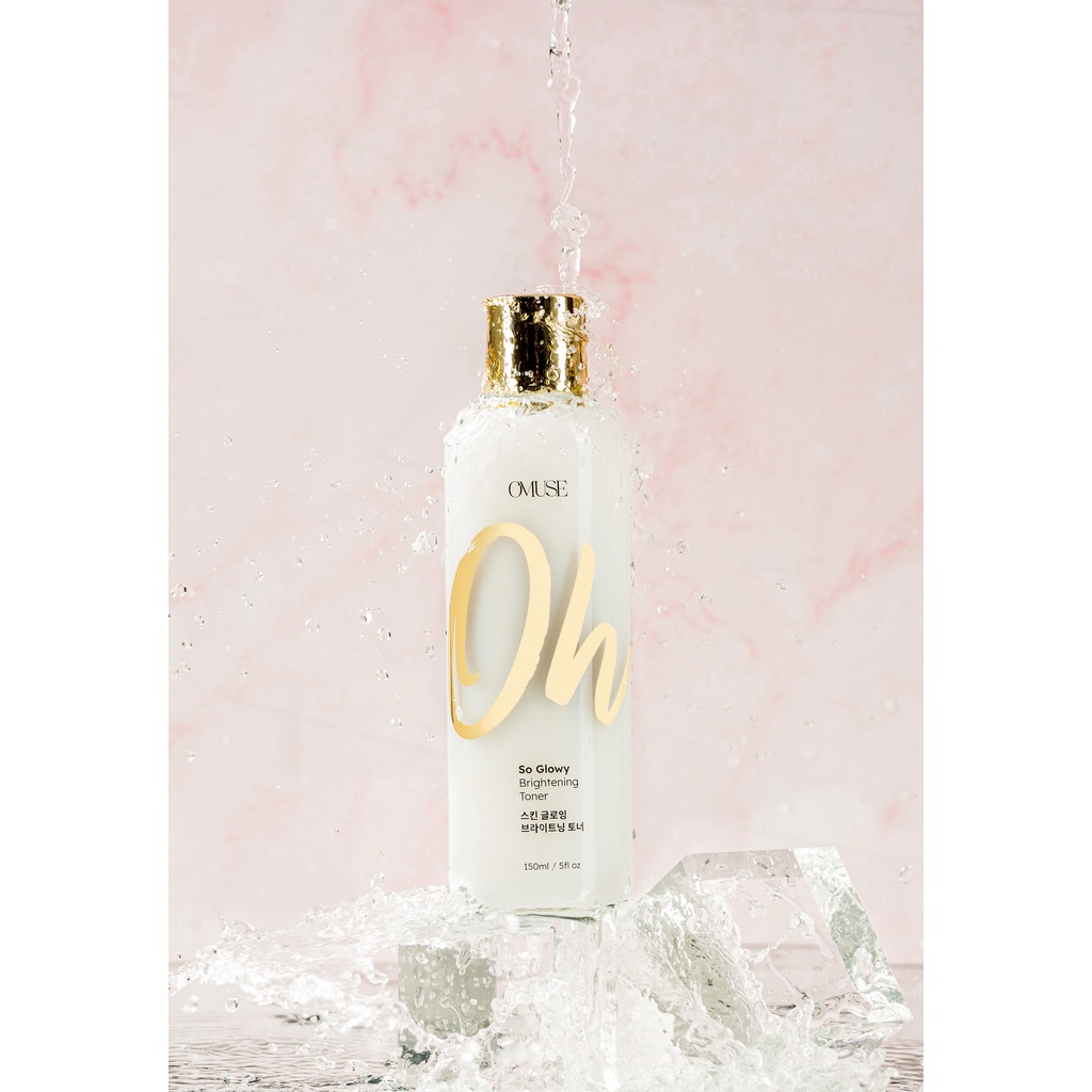 Toner cấp ẩm dưỡng trắng da OMUSE Oh So Glowy Brightening 150ml - Vamima