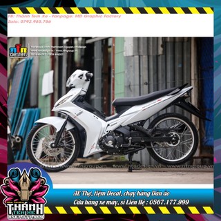 Tem rời dán xe exciter 2009 mẫu crypton hy lạp cực đẹp , hàng 3 lớp chất lượng cao