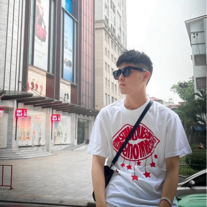 Áo Thun Nam LBT Siêu Cấp In Kim Tuyến Môi Màu Đỏ Chất Liệu Cotton Co Dãn 4 Chiều Cực Chất Cháy Phố Cực Đỉnh