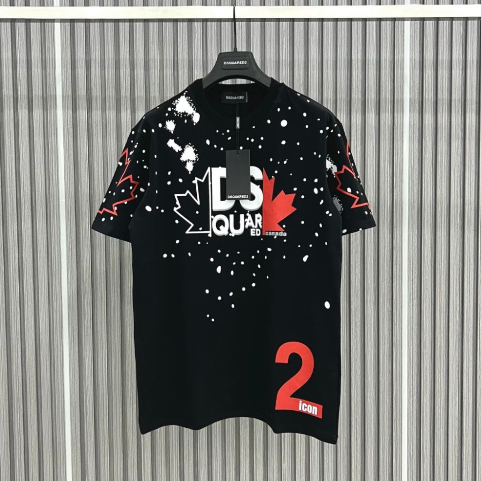 Áo phông DSQ2 icon nam nữ Premium Cotton co giãn 4 chiều Thời Trang Cháy Phố Siêu Đẹp Hè 2023 .