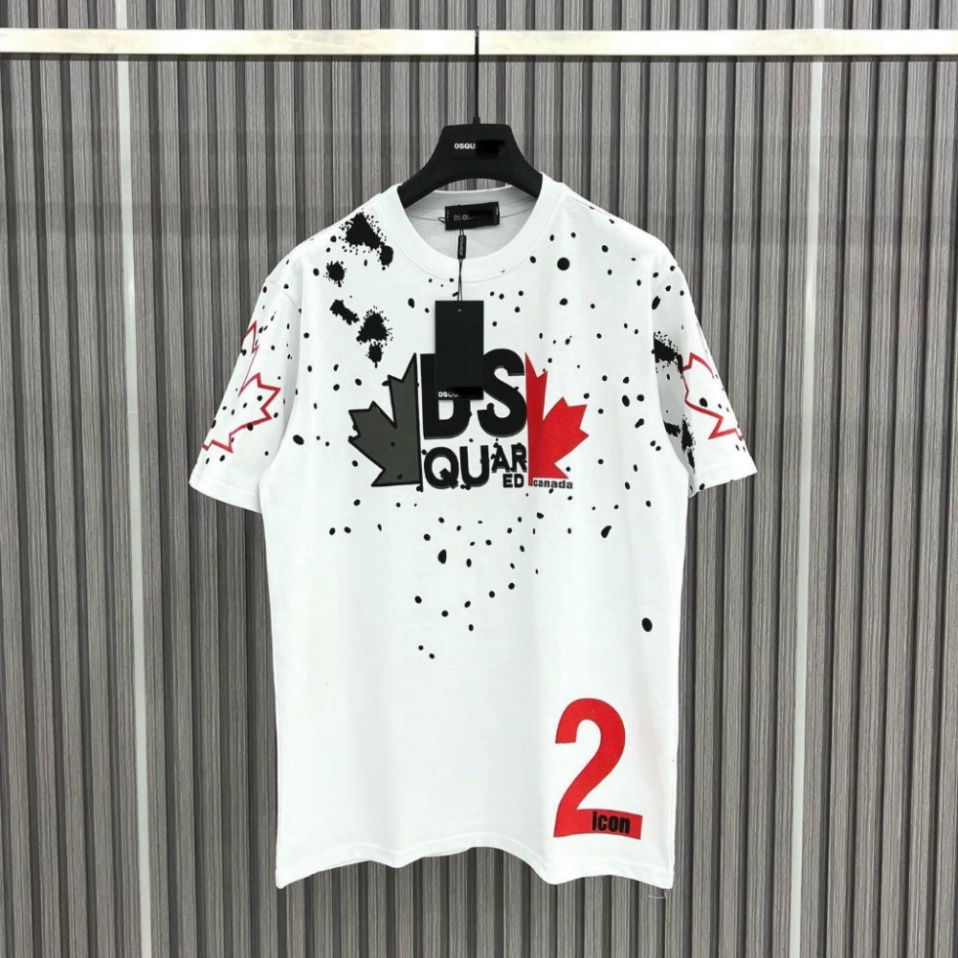 Áo phông DSQ2 icon nam nữ Premium Cotton co giãn 4 chiều Thời Trang Cháy Phố Siêu Đẹp Hè 2023 .