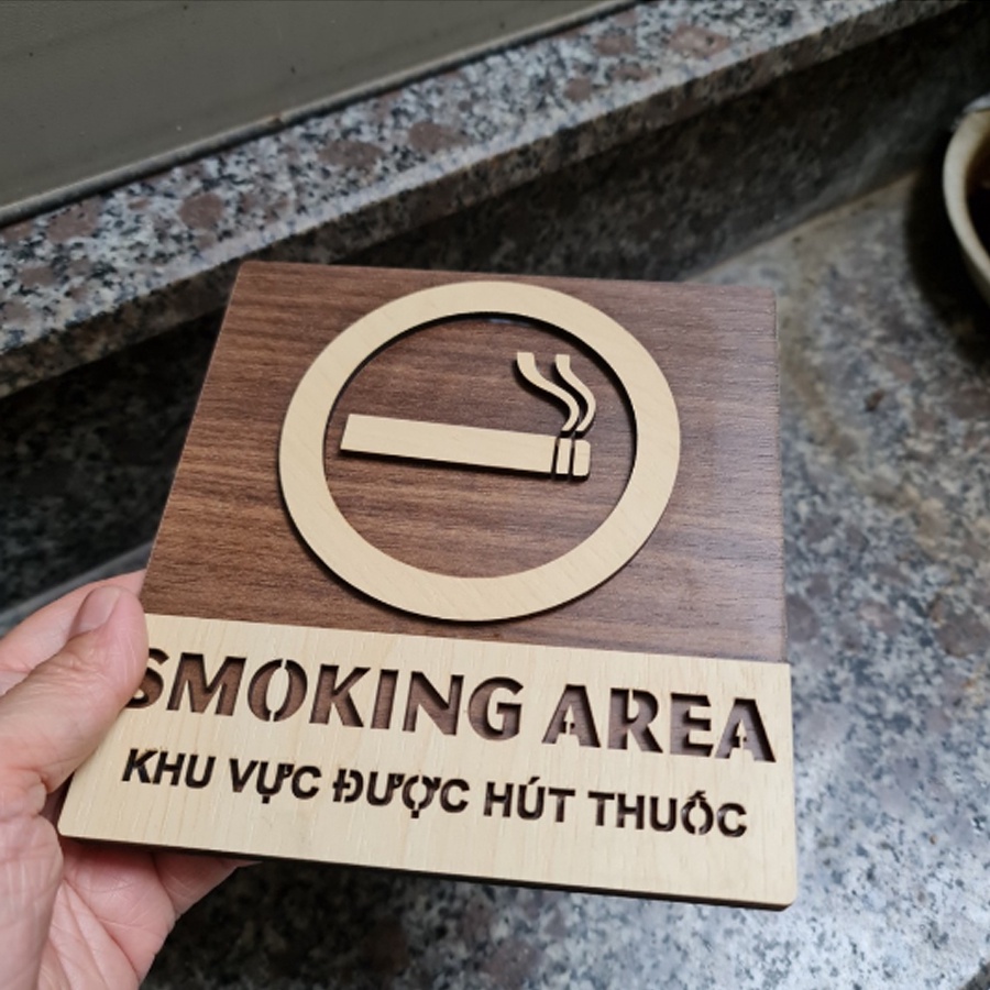 Bảng Cấm hút thuốc, biển báo No smoking, bảng báo No smoking, bảng cấm hút thuốc, khu vực hút thuốc giá rẻ.